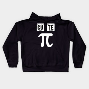 Cute Pie Pi Day Cutie Math Periodic Table Pink math teacher Kids Hoodie